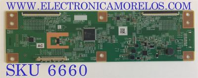 T-CON PARA TV VIZIO / NUMERO DE PARTE TAUA002AC / 1P-1207C00-40SA / TAU002 / PANEL SD700DUA-8 / MODELO V705-J03 / V705-H13 LFTRZ / V705-H3